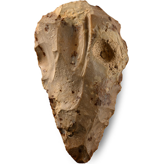 African Stone Age Homo Erectus Knapped Handaxe