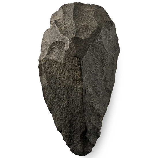 African Stone Age Homo Erectus Knapped Handaxe