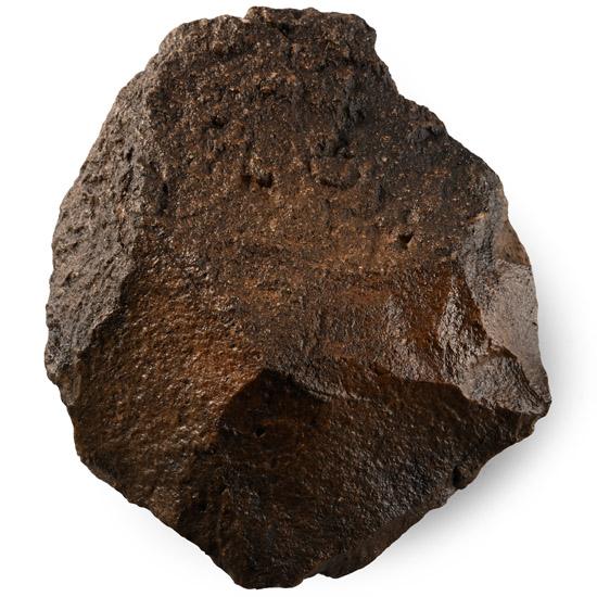 African Stone Age Homo Erectus Knapped Cleaver Type Handaxe