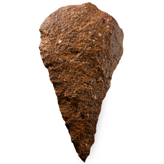 African Stone Age Homo Erectus Knapped Acheulean Classic Pointed Handaxe