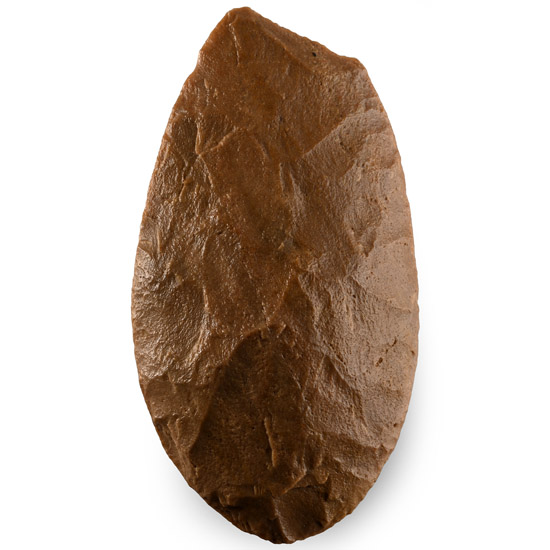 African Stone Age Homo Erectus Knapped Cordiform Handaxe