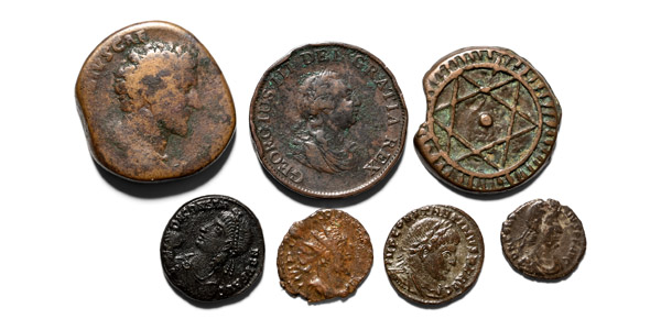 Group of Seven [7] Roman and Other AE Coins.