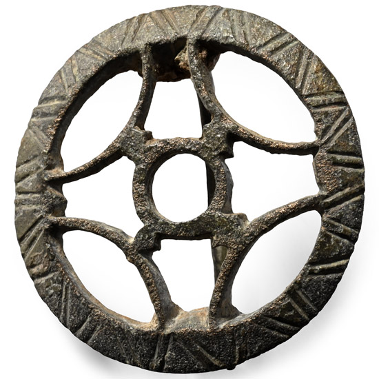 Roman Bronze Roundel Plate Brooch