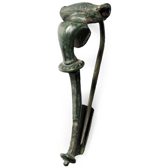 Large Romano-Celtic Bronze Bow Brooch