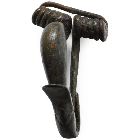 Romano-Celtic Bronze Duck Head Bow Brooch