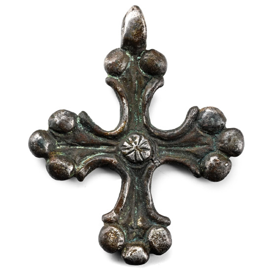 Viking Age Silver Cross Pendant