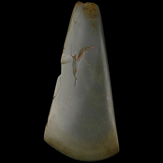 Large Greenstone Polished Axehead