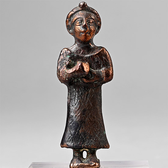 Middle Elamite Copper Figure of a Worshipper
