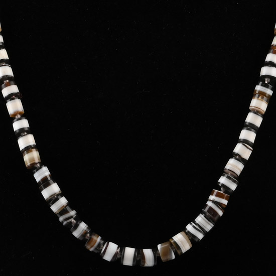 Bactrian Banded Agate Bead Necklace