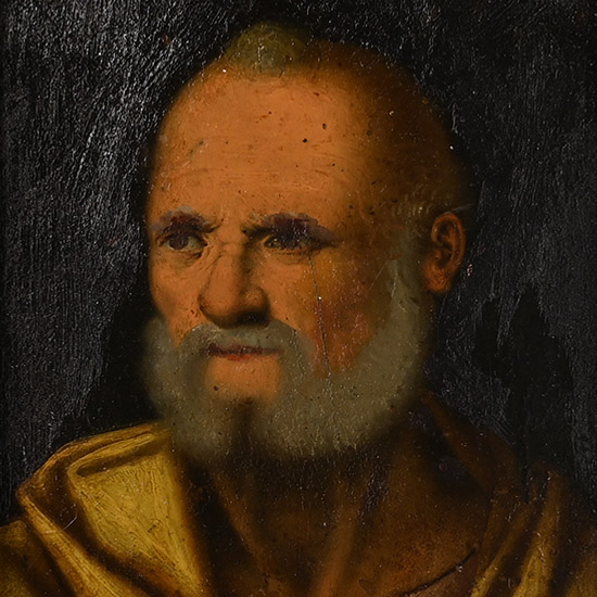 Painting of a Saint by a Follower of Giovanni Bellini