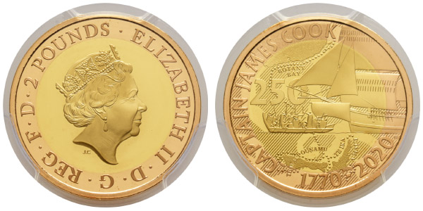 Great Britain. Windsor, Elizabeth II Proof AV Two Pounds.