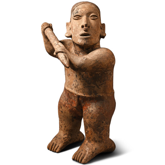 Jalisco Ceramic Figure of a Warrior