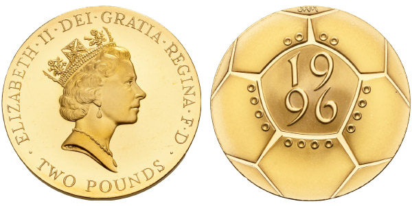 Great Britain. Windsor, Elizabeth II Proof AV Two Pounds.