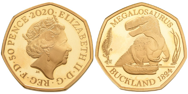 Great Britain. Windsor, Elizabeth II Proof AV Fifty Pence.