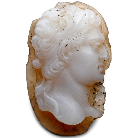 Agate Cameo with a Portrait of a Hellenistic Ruler