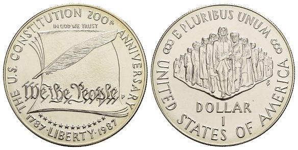 United States of America. Commemorative AR Dollar.
