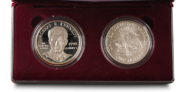 United States of America. Set of Two [2] Uncirculated & Proof AR Dollars.