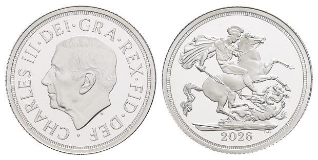 Great Britain. Windsor, Charles III Proof AV Sovereign.