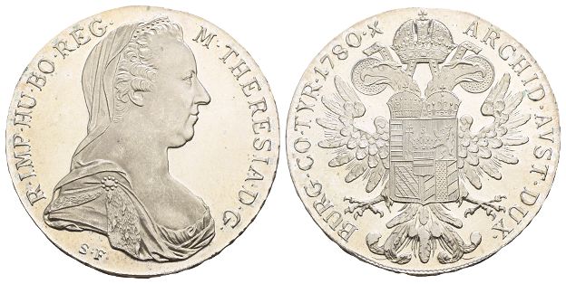 Austria. Holy Roman Empire, Maria Theresia Proof AR Posthumous Thaler.