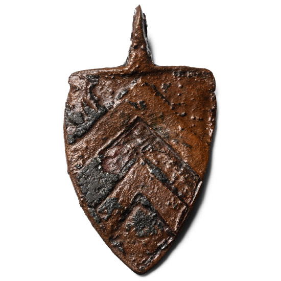 Medieval Knights Bronze Heraldic Horse Harness Pendant