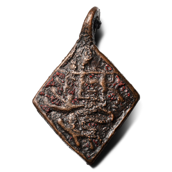 Medieval Knights Bronze Heraldic Horse Harness Pendant