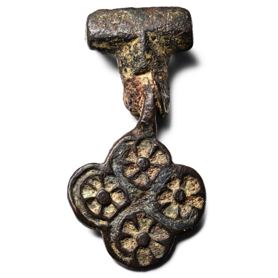 Medieval Knights Bronze Heraldic Horse Harness Pendant