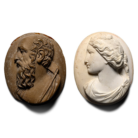 Victorian Lava Cameo Collection
