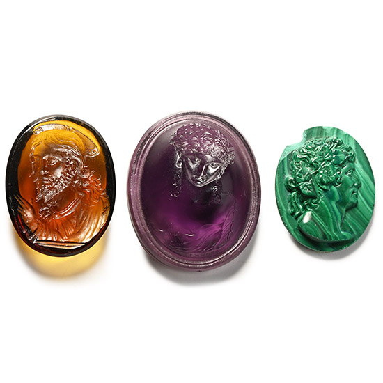 Post Medieval Portrait Cameo Collection