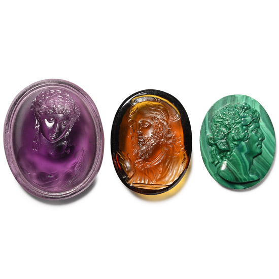 Post Medieval Portrait Cameo Collection