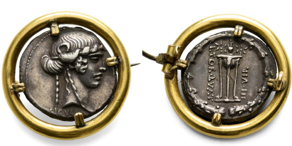 L. Manlius Torquatus. Denarius AR.