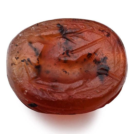 Etruscan Carnelian Scarab with Deer