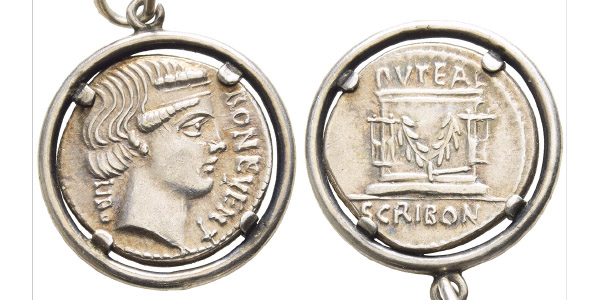 L. Scribonius Libo AR Denarius.