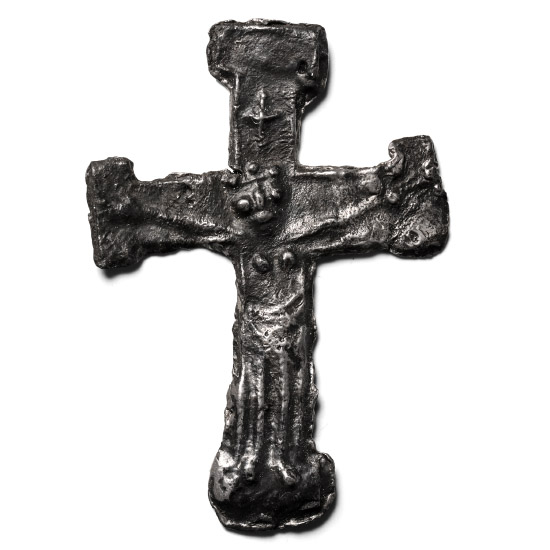 Medieval Pewter Pilgrims Crucifix