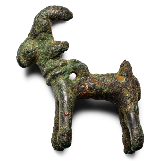 Luristan Bronze Goat Statuette