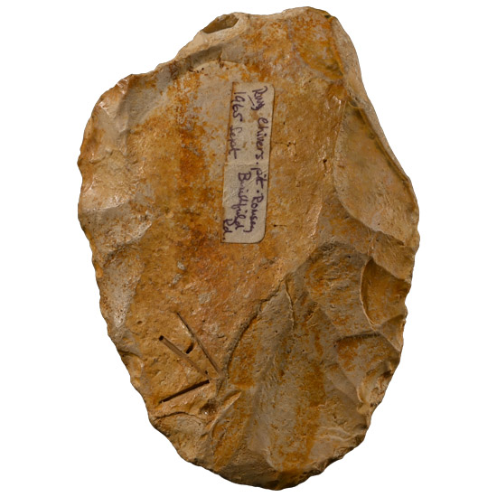 British Stone Age Knapped Flint Axe