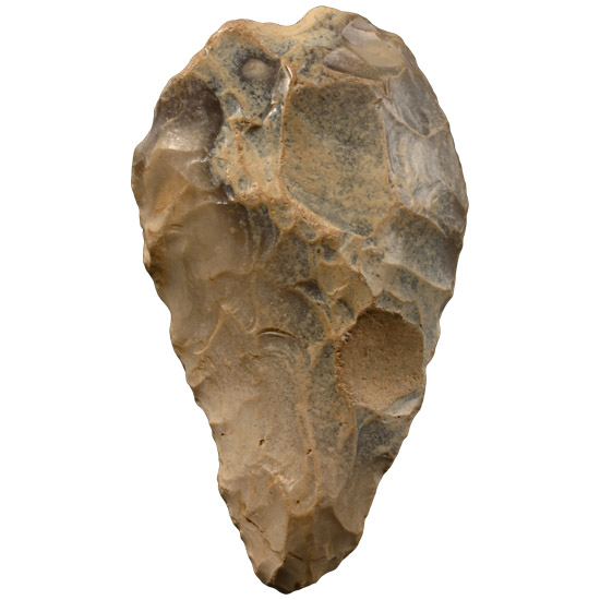 British Stone Age Knapped Flint Axe