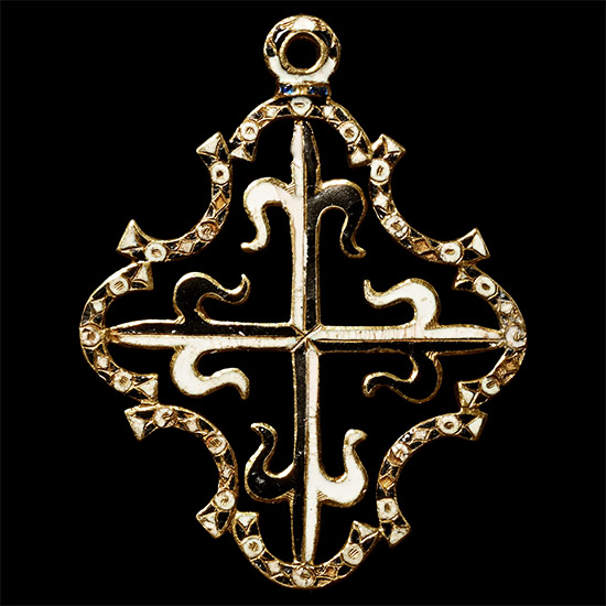 Gold and Enamelled Pendant for the Order of Saint Dominic