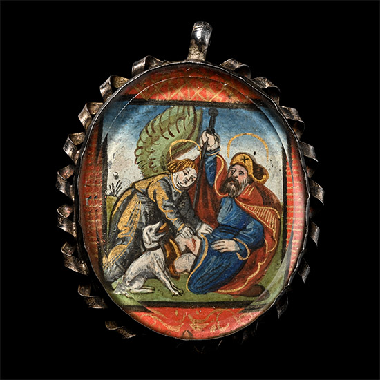 Silver Illuminated Miniature Pendant