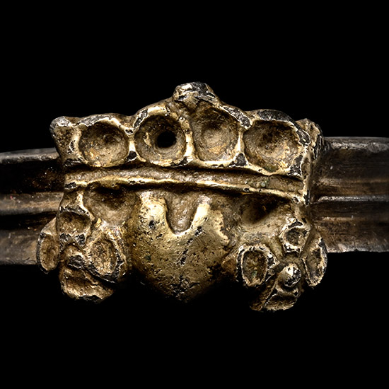 Medieval Silver-Gilt Betrothal Ring