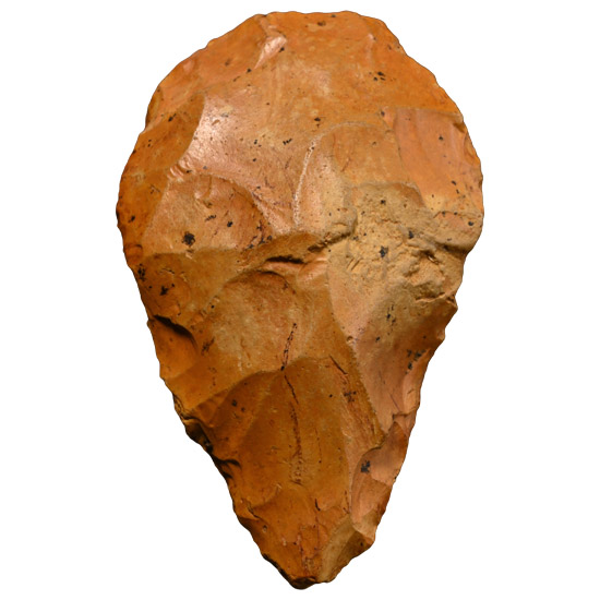 British Stone Age Knapped Flint Axe