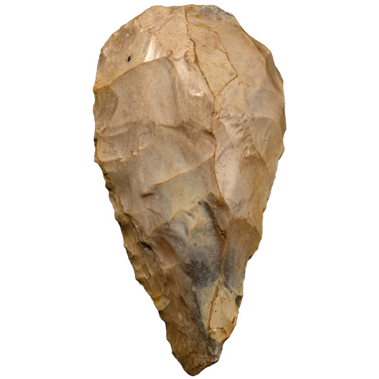 British Stone Age Knapped Flint Axe
