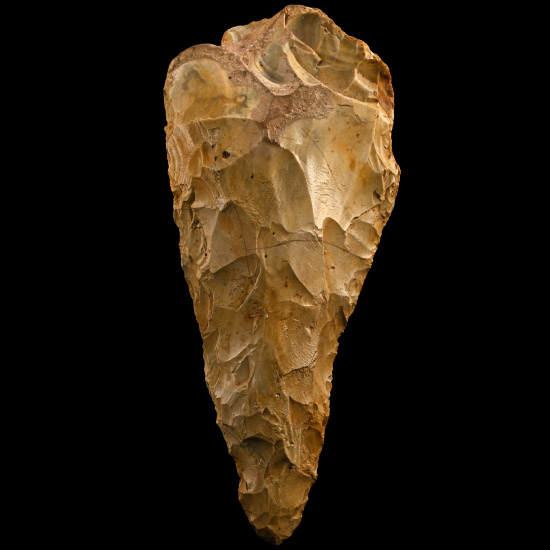 British Stone Age Knapped Flint Axe