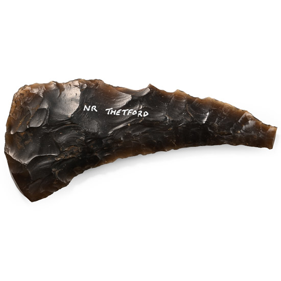 British Stone Age Knapped Flint Sickle Knife