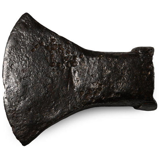Celtic Iron Open Socketted Splayed Axehead
