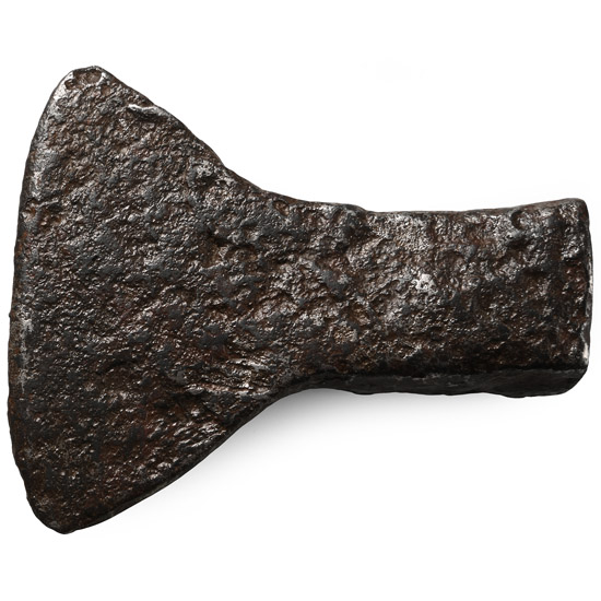 Celtic Iron Open Socketted Splayed Axehead