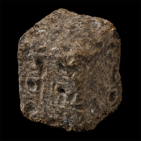 Roman Lead Gaming Die
