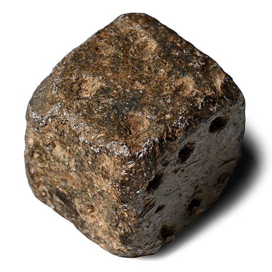Large Roman Lead Gaming Die