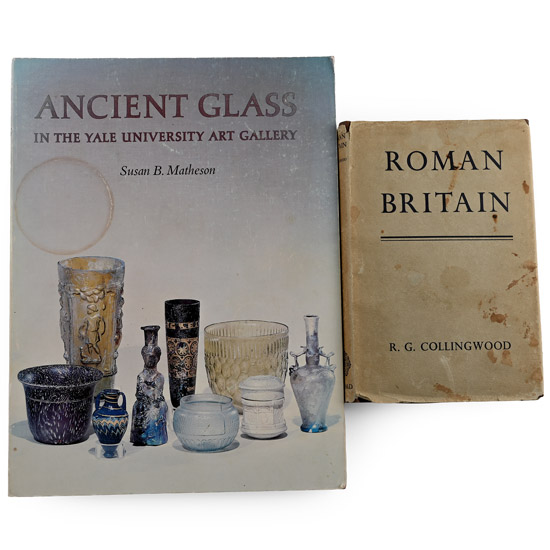Ancient Glass in The Yale University Art Gallery and Roman Britain - 2 Titles