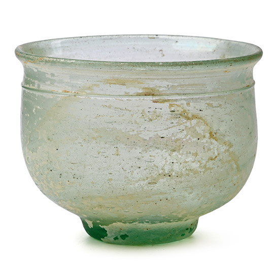 Roman Pale Green Beaker-Type Bowl