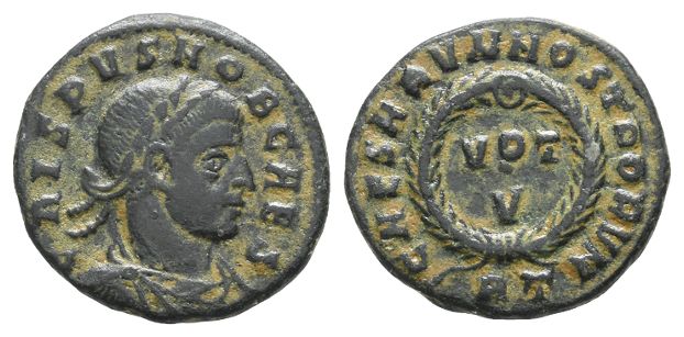 Crispus, as Caesar, BI Nummus.